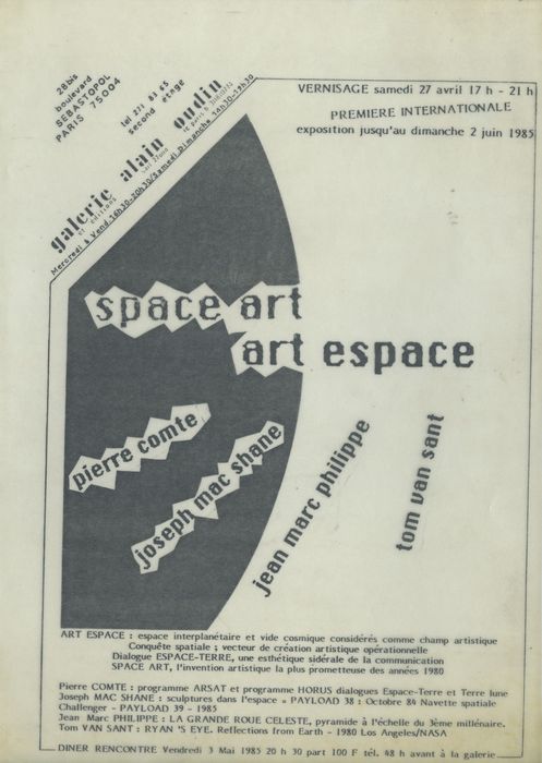 Space Art / Art Espace — Carton d'invitation