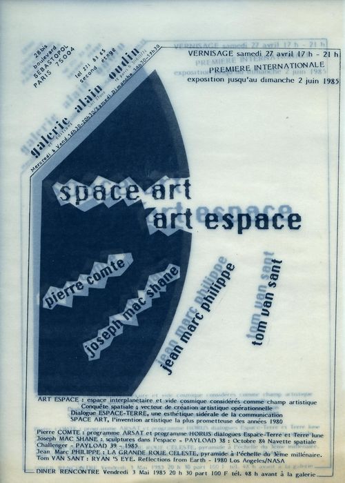 Invitation à l'exposition Art Espace
