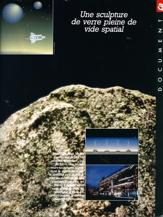 « Art spatial : ils ajoutent des étoiles au ciel », Ça m'intéresse, n° 68, octobre 1986, page 7