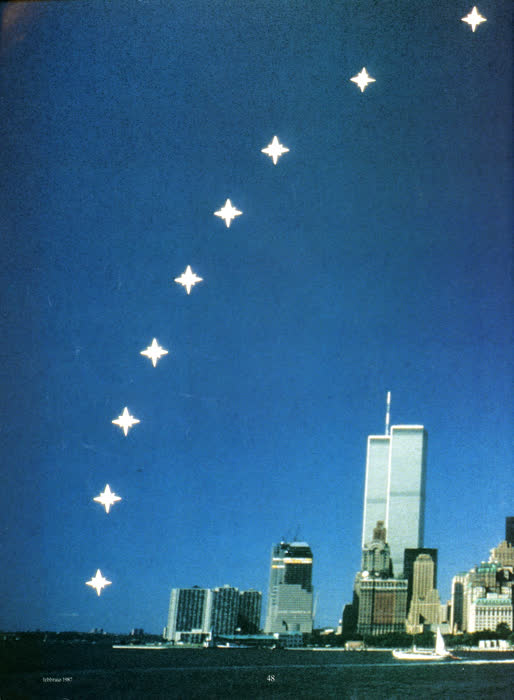 Reportage sur l'art spatial, pM (Arnoldo Mondadori, Milan), février 1987, page 2