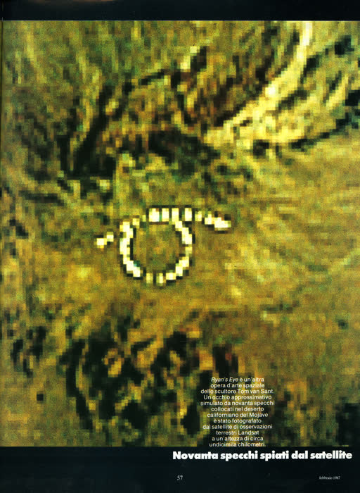 Reportage sur l'art spatial, pM (Arnoldo Mondadori, Milan), février 1987, page 11