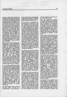 Et si l'exercice d'une « pleine responsabilité » s'avérait de nature transdisciplinaire, et si la réflexion d'ordre éthique se devait dorénavant d'intégrer la perception de type artistique — p. 3