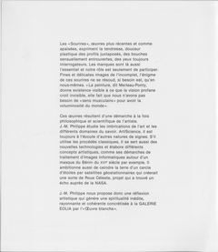 L'Œuvre blanche (catalogue de la galerie Eolia)