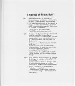 L'Œuvre blanche (catalogue de la galerie Eolia)