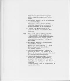 L'Œuvre blanche (catalogue de la galerie Eolia)