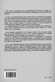 Matrice culturelle et création artistique : de l'exercice classique de son art à la transdisciplinarité — couverture