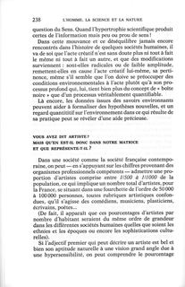 Matrice culturelle et création artistique : de l'exercice classique de son art à la transdisciplinarité — p. 238