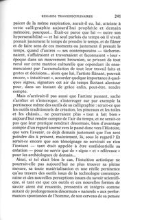 Matrice culturelle et création artistique : de l'exercice classique de son art à la transdisciplinarité — p. 241