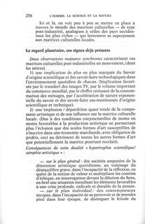 Matrice culturelle et création artistique : de l'exercice classique de son art à la transdisciplinarité — p. 256