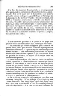 Matrice culturelle et création artistique : de l'exercice classique de son art à la transdisciplinarité — p. 263