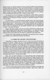 Quand l'art, l'espace et le rêve se rejoignent… et quand la réflexion s'impose — p. 111
