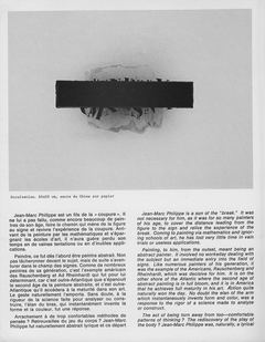 Jean-Marc Philippe (catalogue de la galerie Attali)