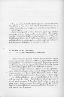 Sculpture et nouveau matériau — p. 104
