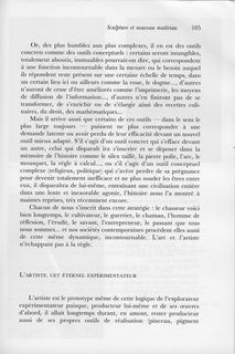 Sculpture et nouveau matériau — p. 105