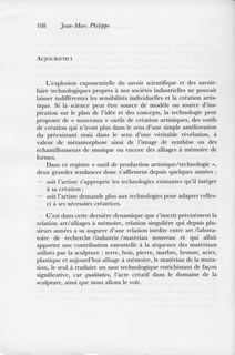Sculpture et nouveau matériau — p. 108