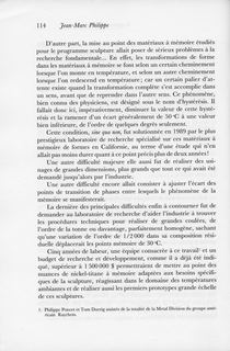 Sculpture et nouveau matériau — p. 114
