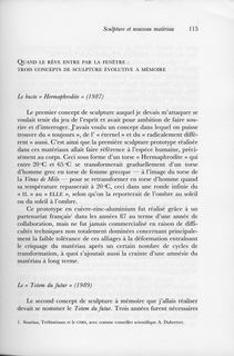 Sculpture et nouveau matériau — p. 115