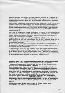 De l'infiniment petit à l'infiniment grand : matière / mémoire / interactivité / cosmos — p. 85